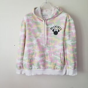 DISNEY | Hoodie Pullover Minnie Camo sz M